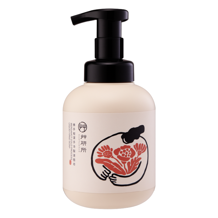 艸研所佛手柑潔手冷製液態皂-清新洗手乳