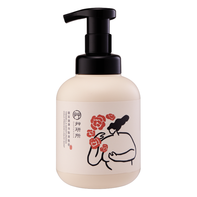 艸研所銀耳潤澤冷製液態皂-舒壓洗沐首選