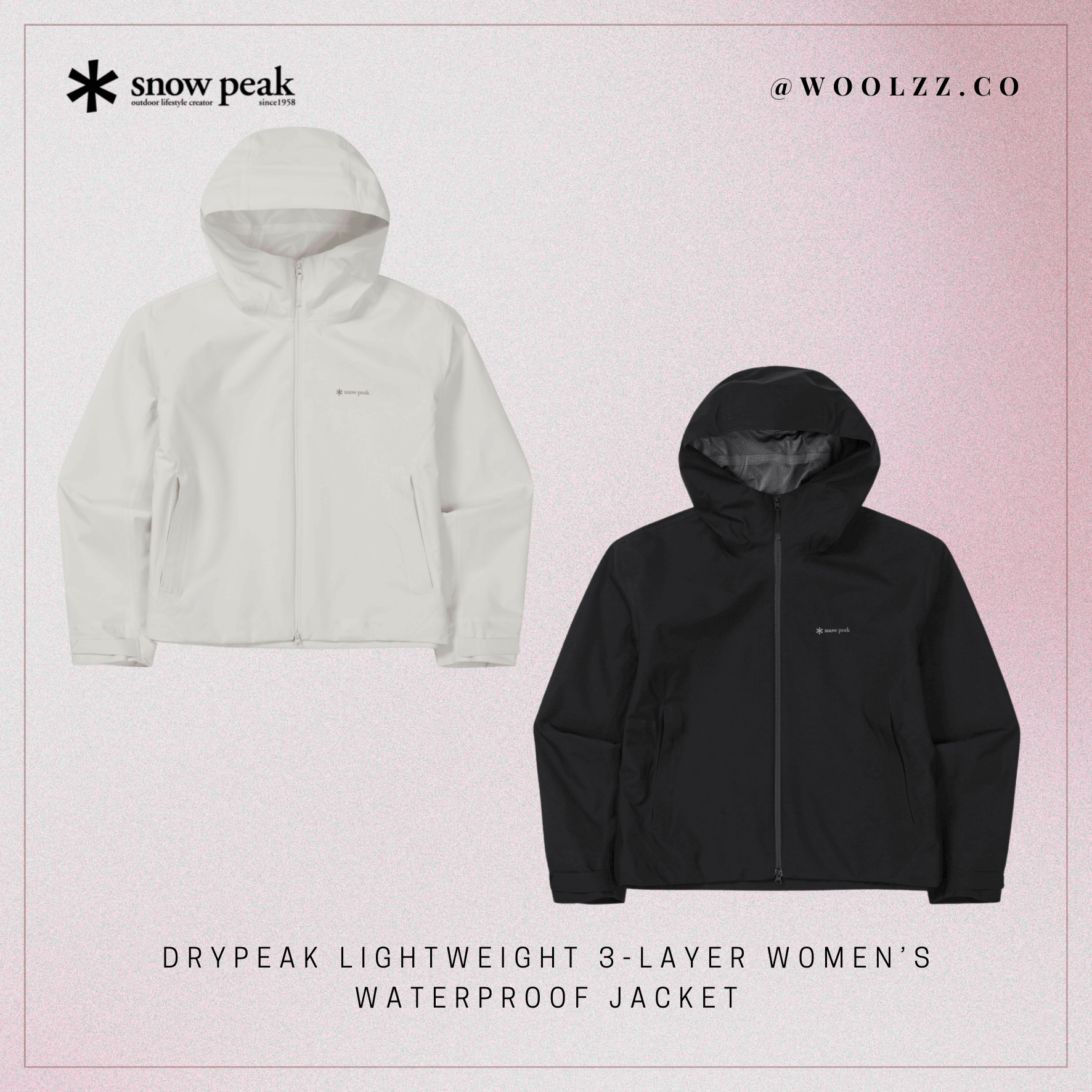 Snow Peak DryPeak 輕量 3 層 女款防水外套 S26ZWP-JK07