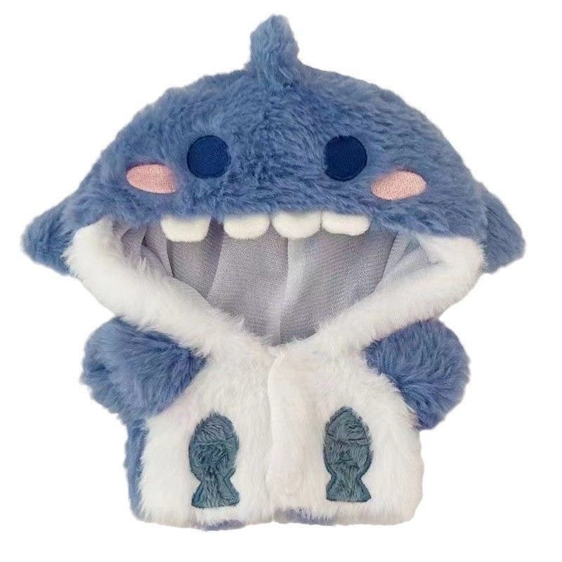 鯊魚造型（適合20 cm綿娃）