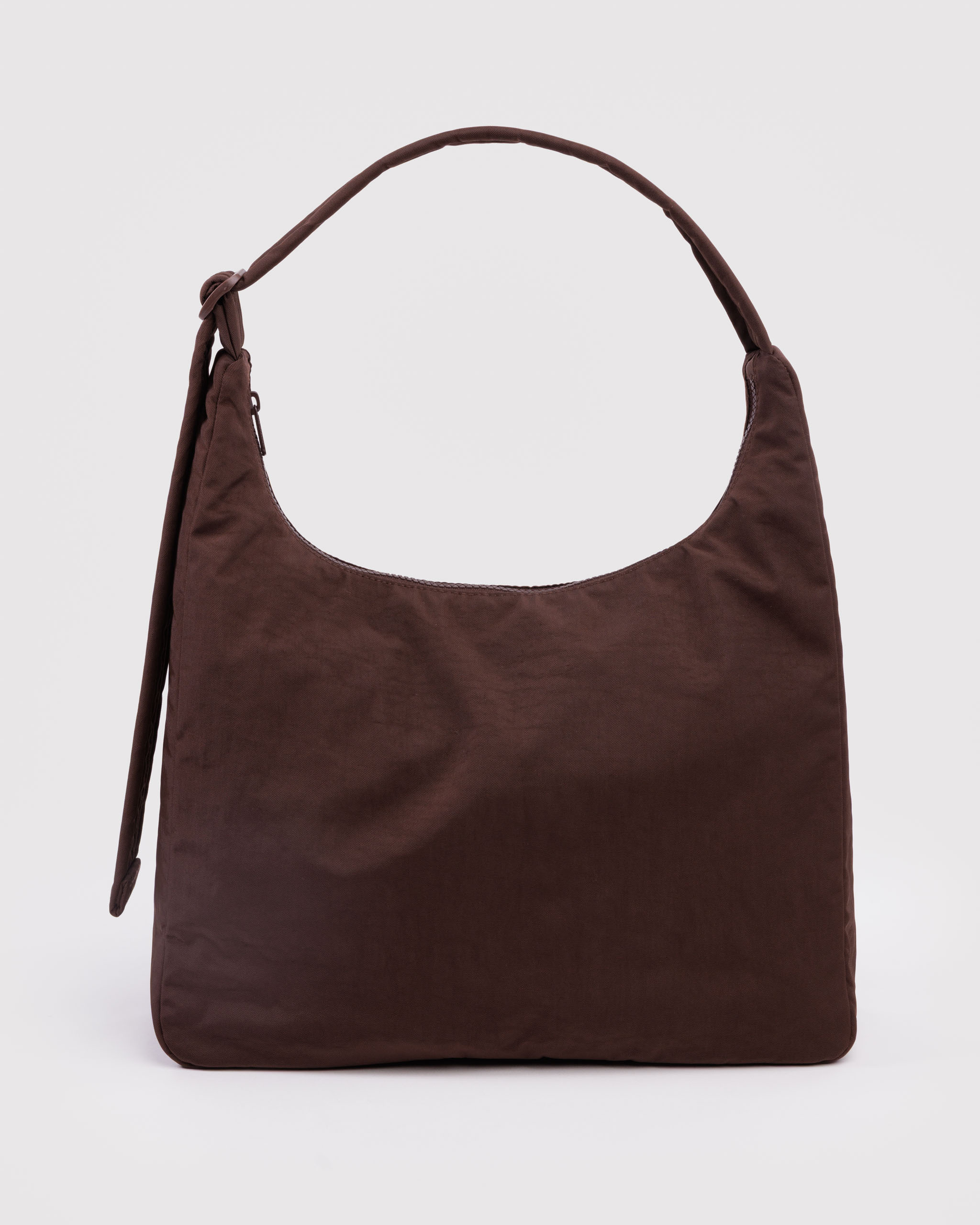 Nylon Shoulder Bag - Coffee | BAGGU