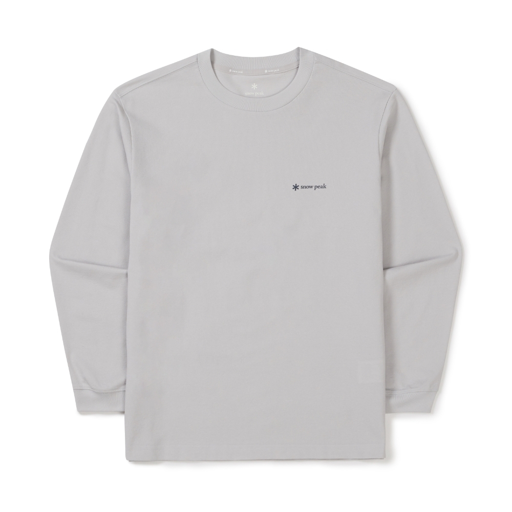 Snow Peak Sorona 字母印花長袖 T 恤 S26SUF-TL62