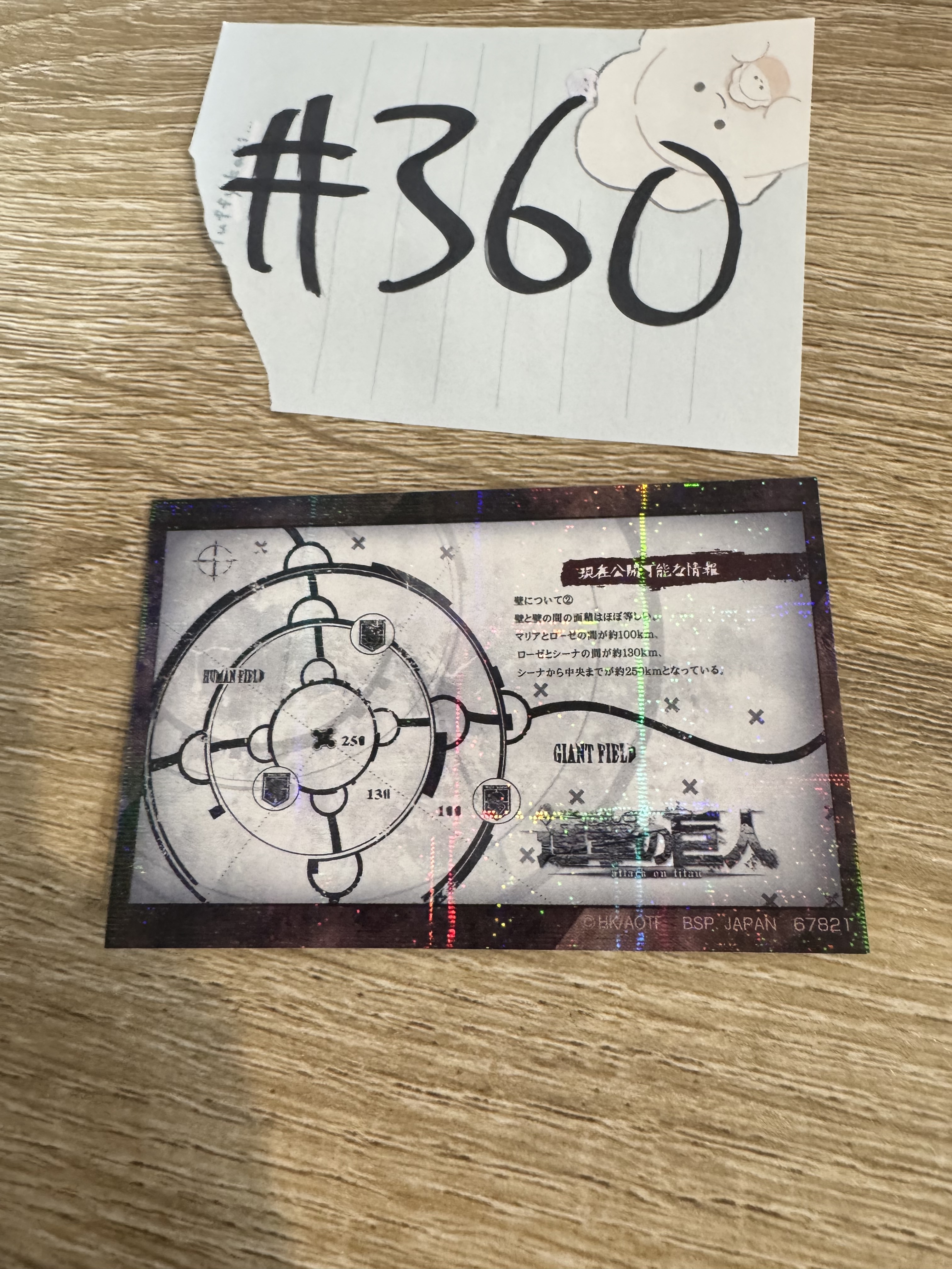 進擊的巨人 貼紙#360