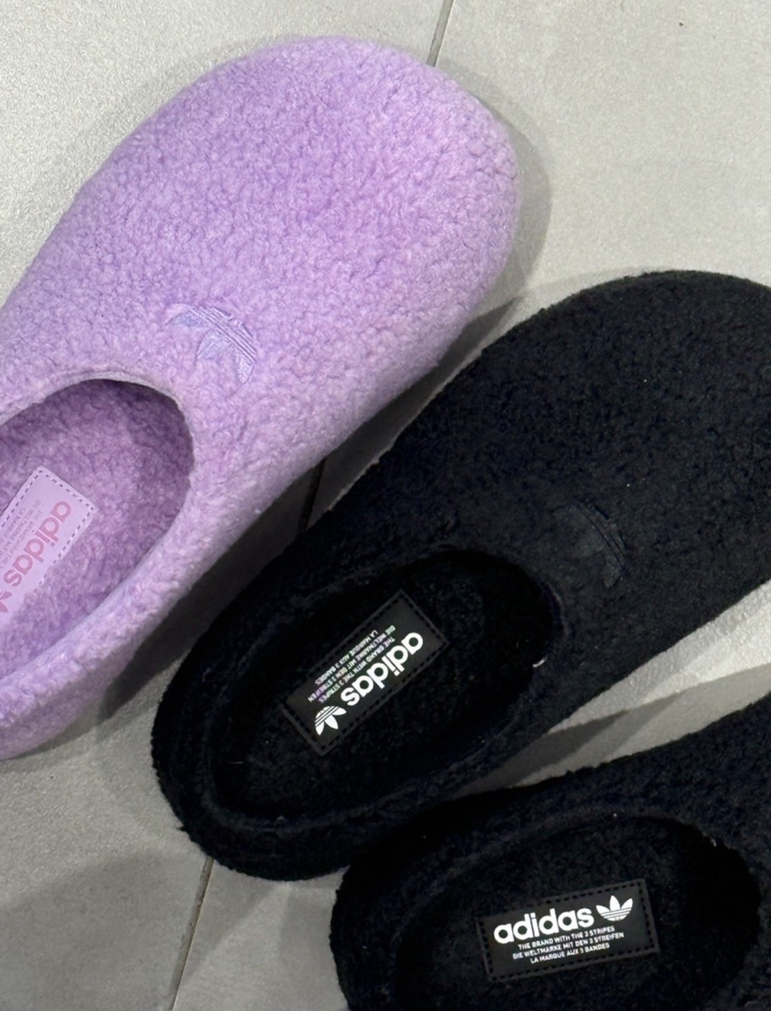 【Luxury】Adidas originals ADIFOM STAN MULE 愛迪達勃肯鞋 懶人鞋 造型拖鞋 羊羔毛造型 QQ毛靴 女款 粉色 黑 咖 紫