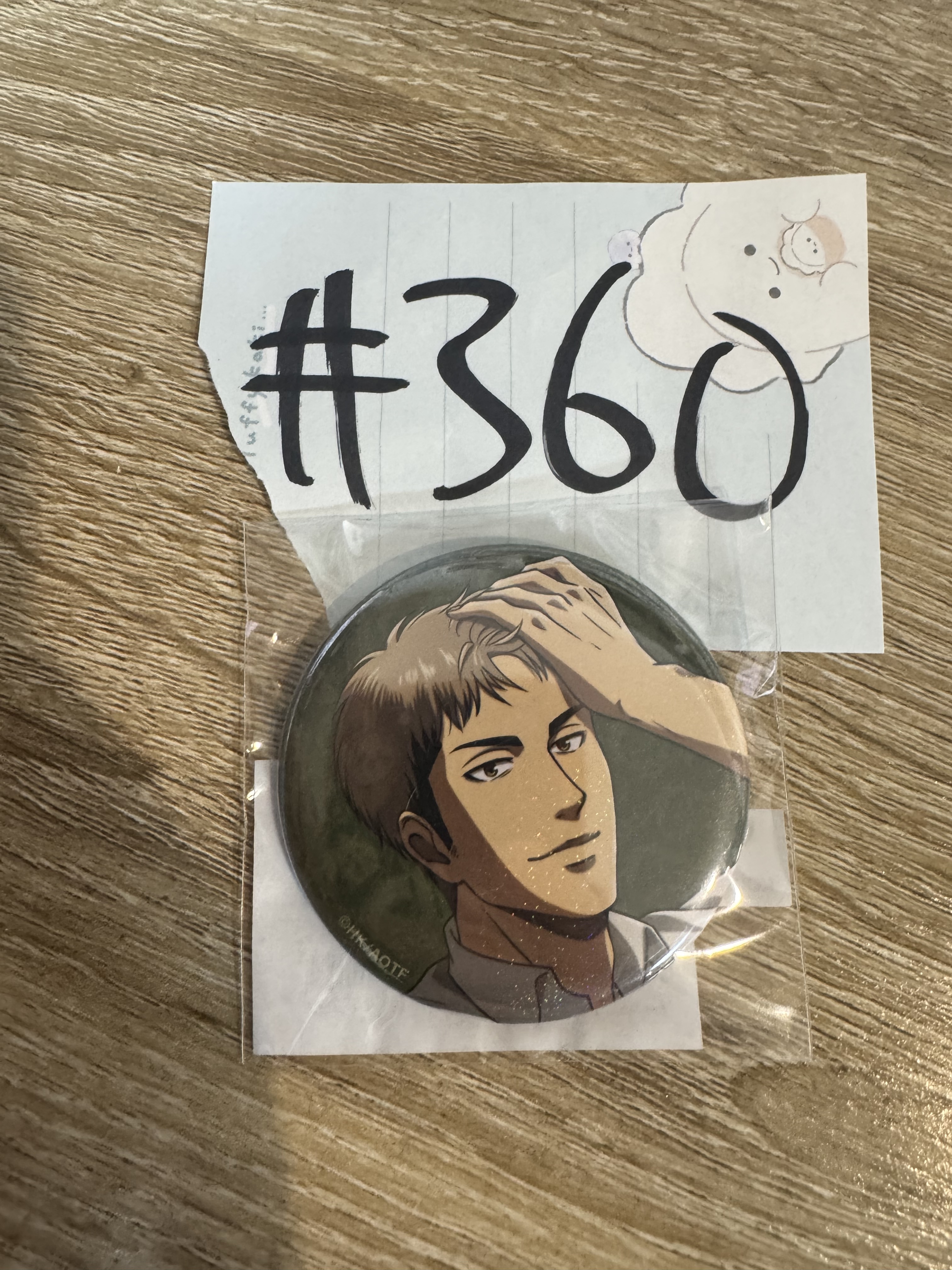 進擊的巨人 JEAN 襟章#360