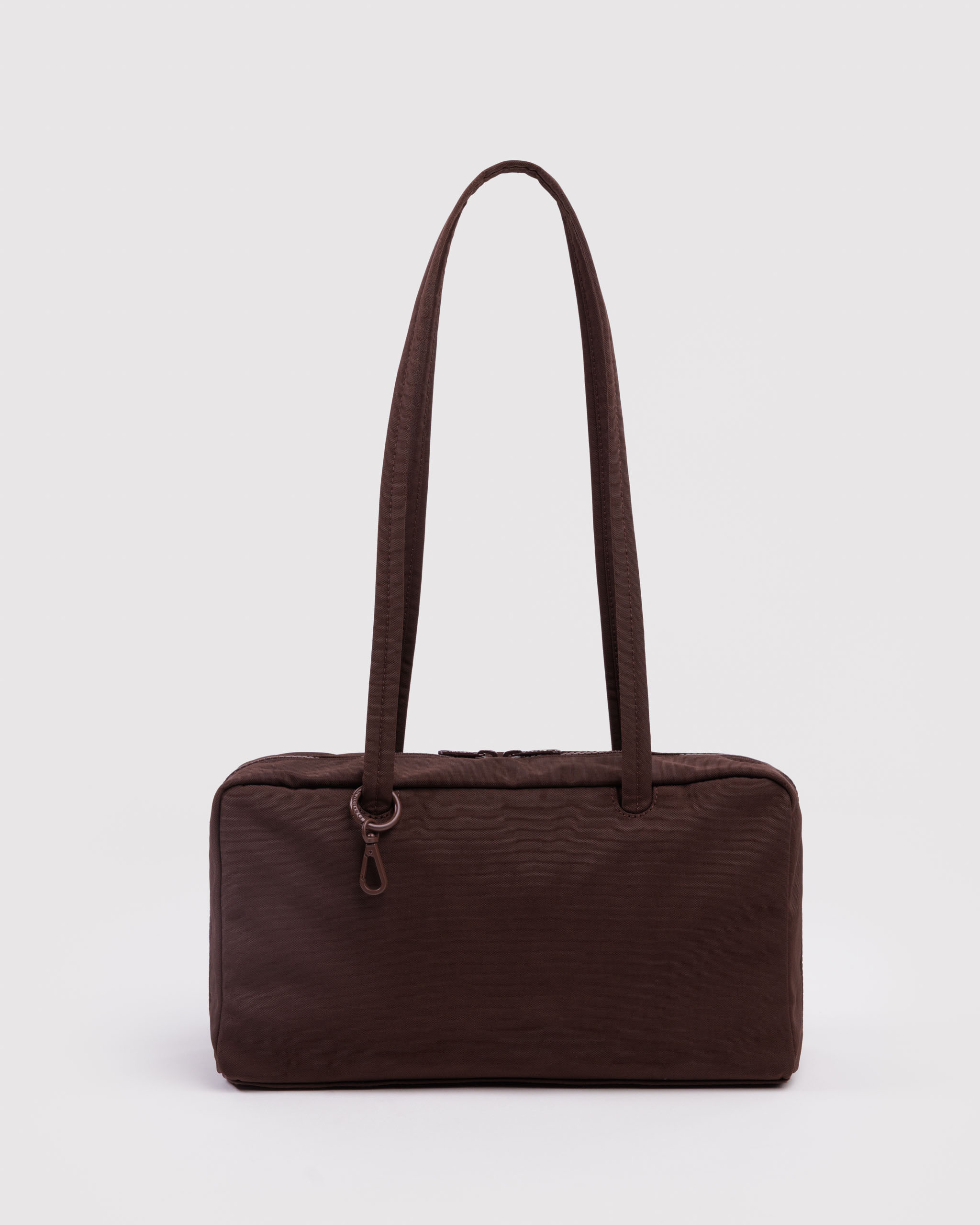 Nylon Bowler Bag - Coffee | BAGGU