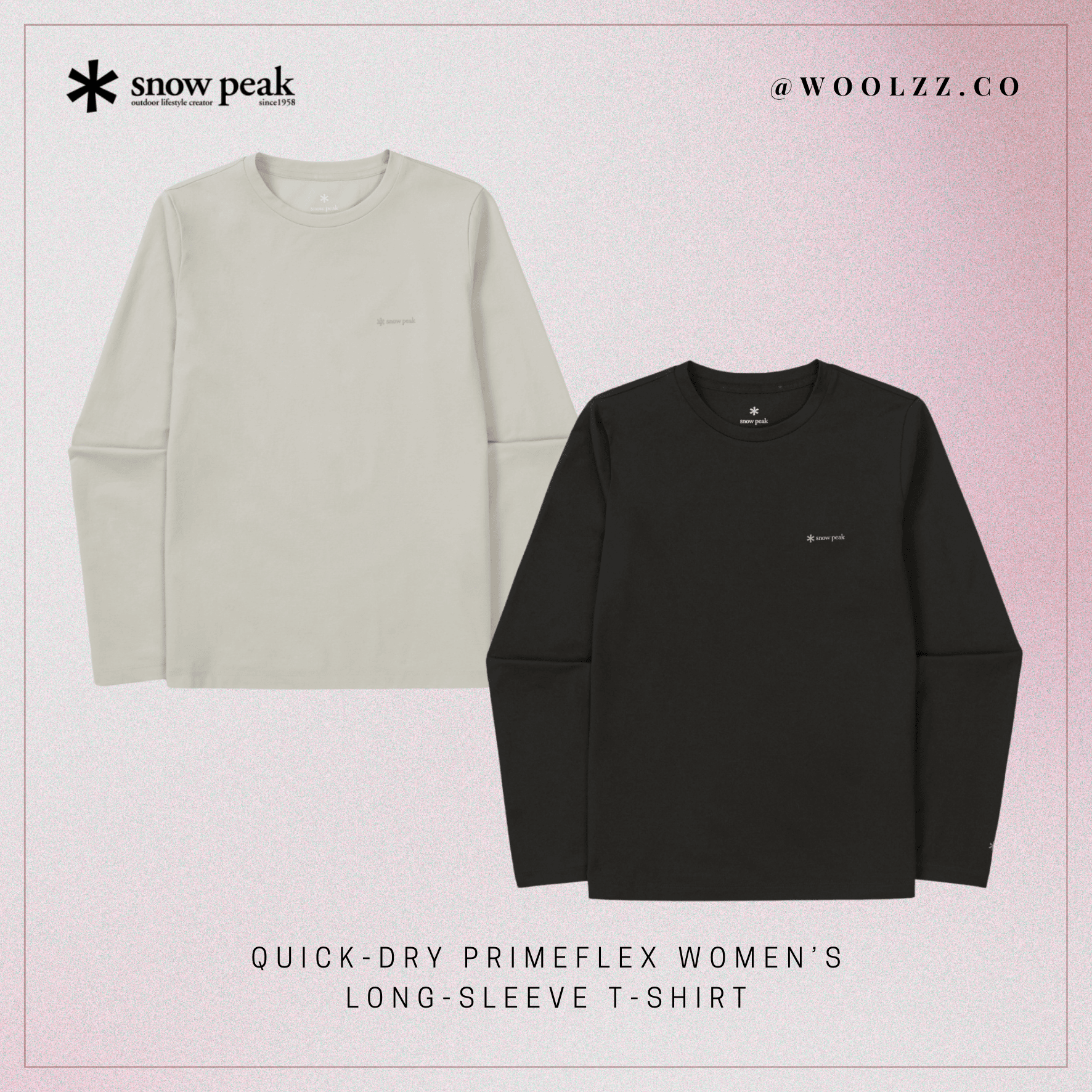 Snow Peak 快乾 Primeflex 女款長袖上衣 S26SWT-TL21