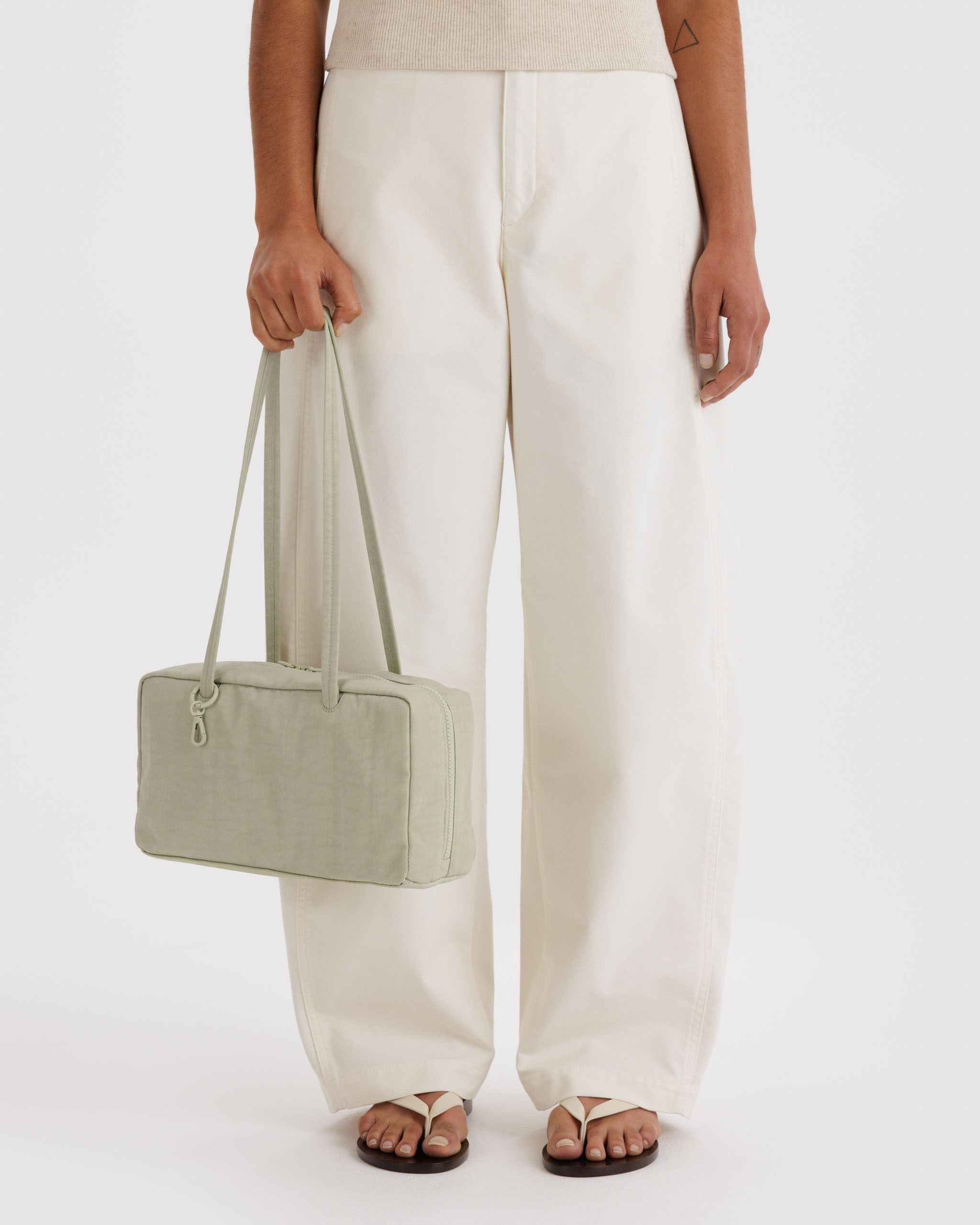 Nylon Bowler Bag - Celadon | BAGGU