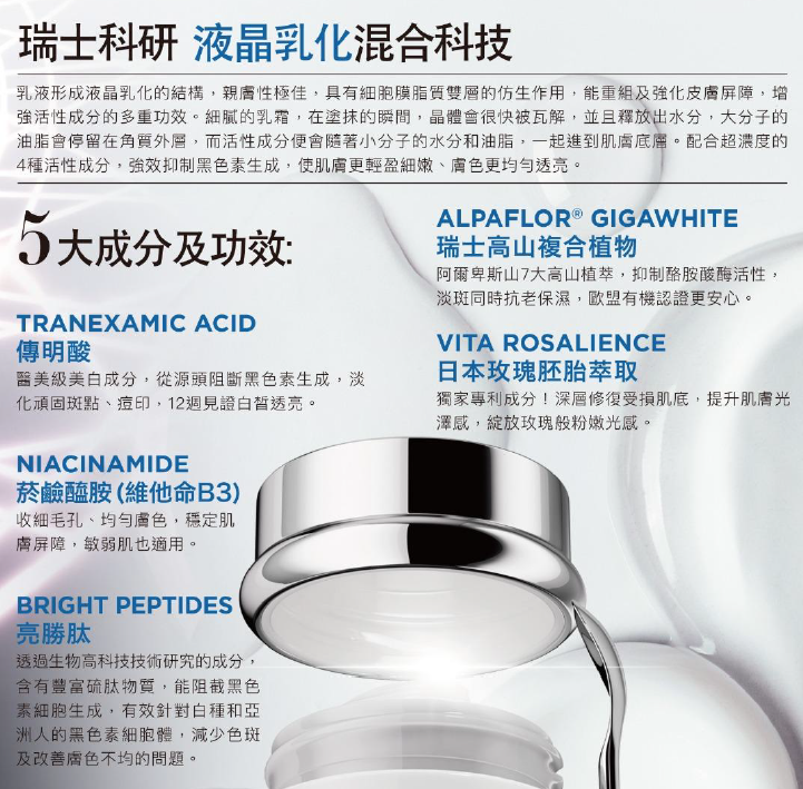 EE260202-C11-ANDRE DERMES Pure light cream 鑽白雙抗黑淡斑面霜 50ML (EXP 2/2028)