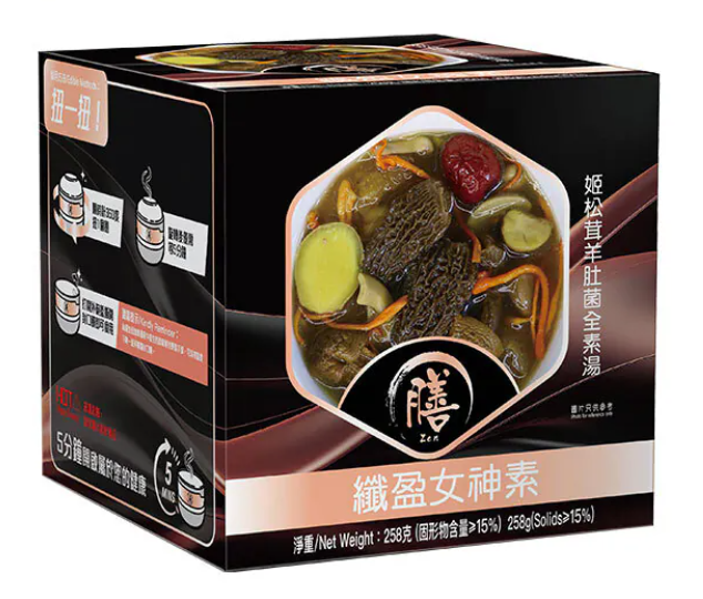 EE260202-C23-膳 纖型女神素 姬松茸羊肚菌全素湯 258G (EXP 1/2027)