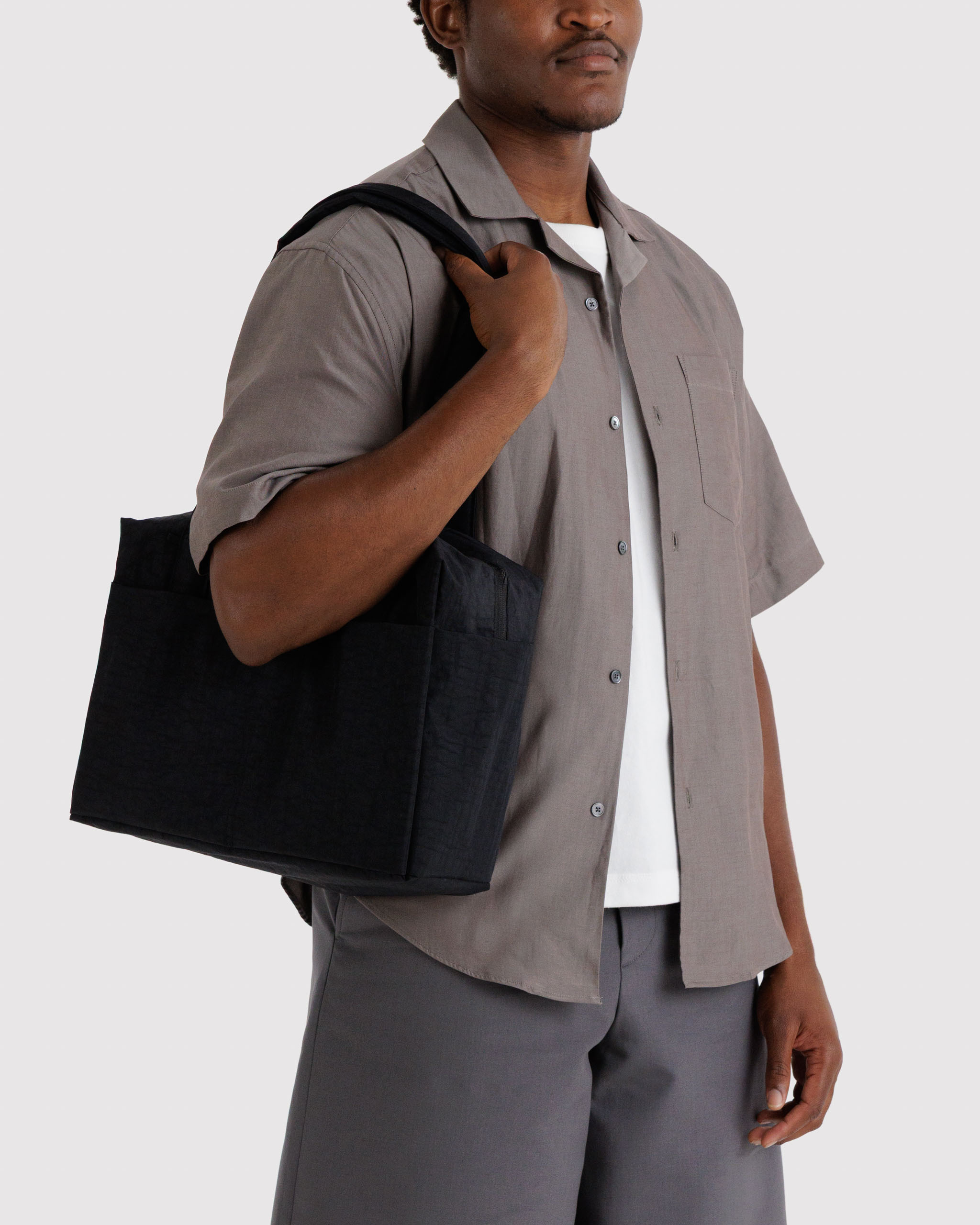 Everyday Cloud Bag - Black｜BAGGU