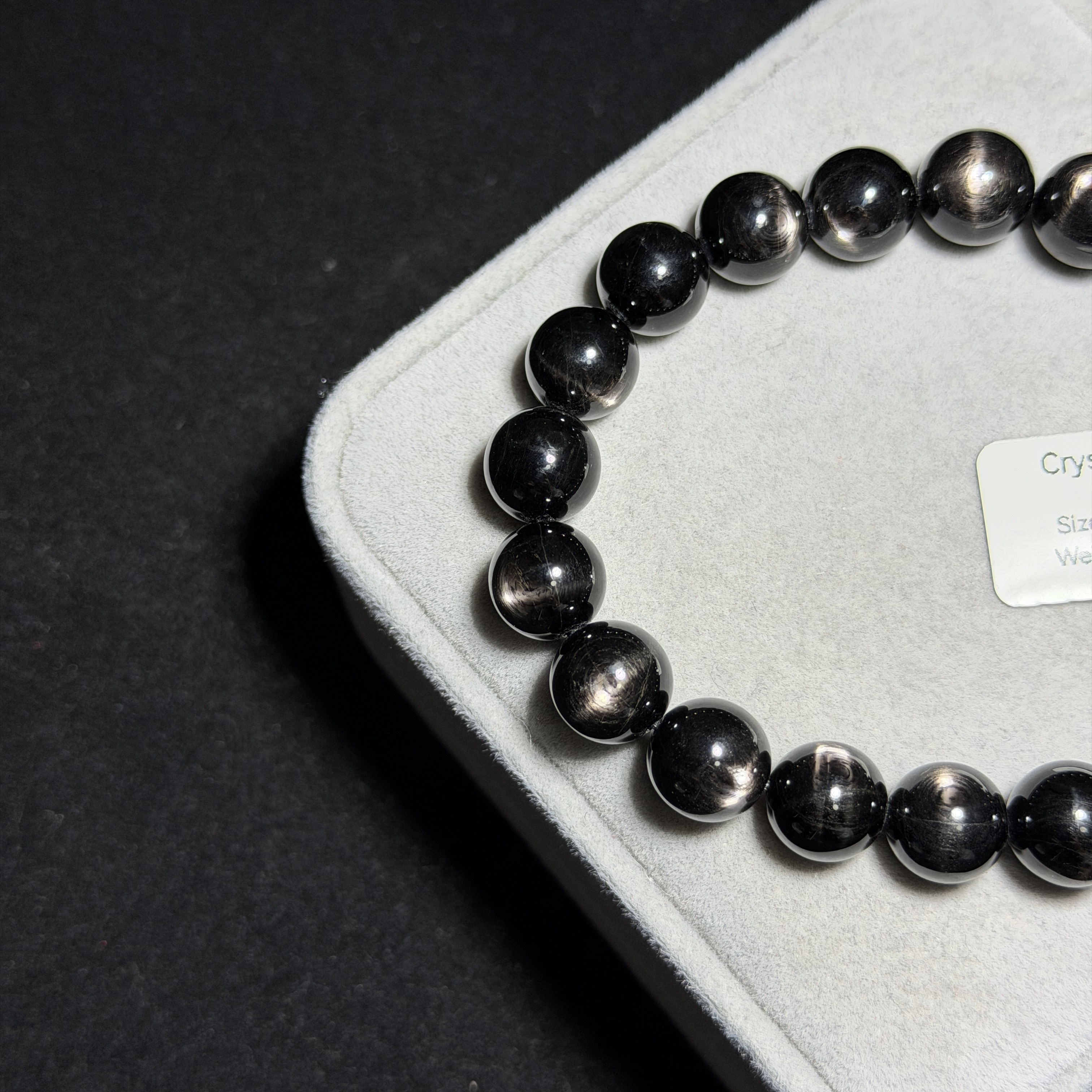 高質金運石(黑銀線) 10+mm ZB2230