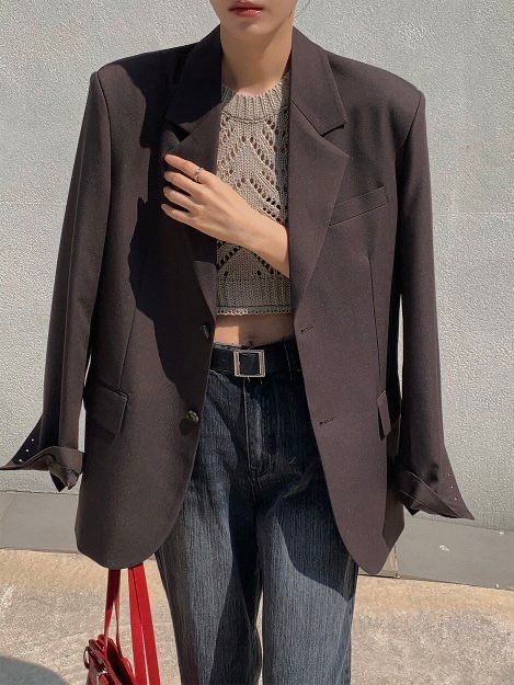 淨色西裝褸 D.B.Y.M-085JK