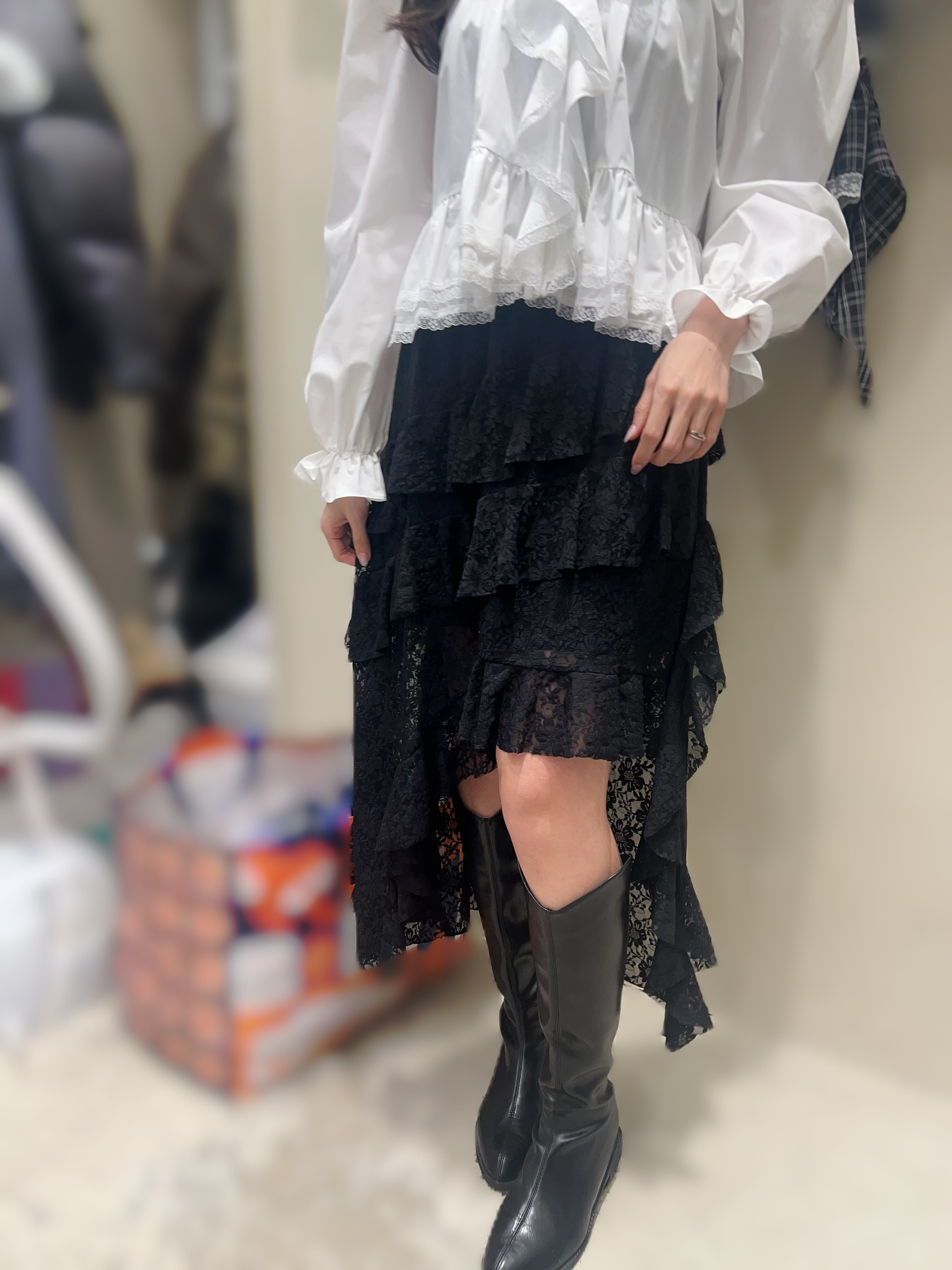 JK09   LACE裙  腰 23 -46  HIP46   長34.5   $599 (一口價) Jk人氣NO:1🏆