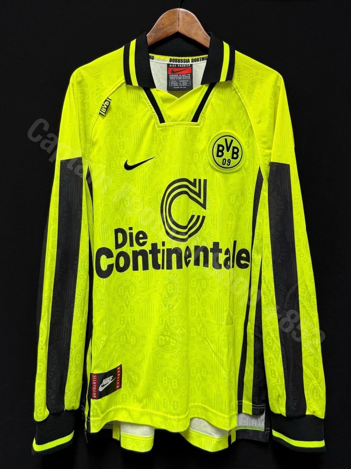 Borussia Dortmund 1996-1997 Nike L/S Home Shirt