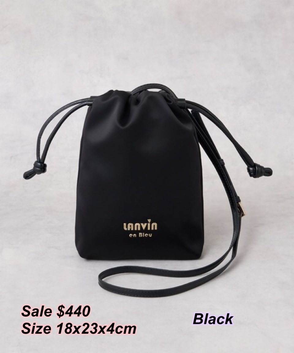 260202 sale Lanvin en Bleu 索繩小斜孭袋/2 色