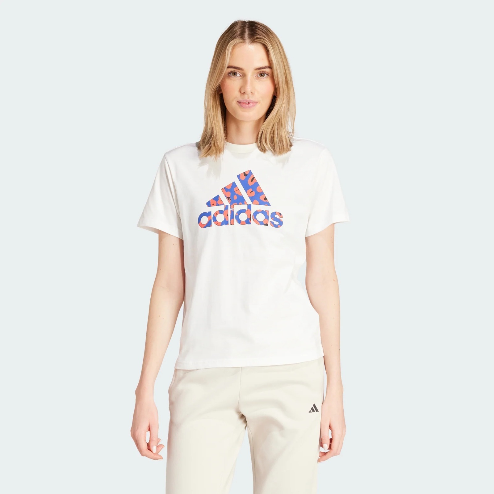 OBS305 Adidas women's animal graphic tee