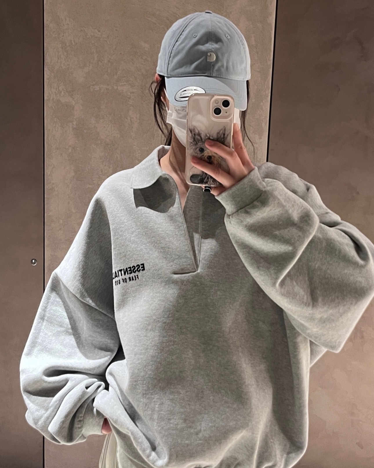 FEAR OF GOD ESSENTIALS FALL24 Fleece Polo 重磅抓絨PoLo 三色