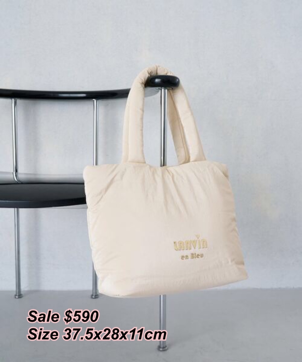 260202 sale Lanvin en Bleu 厚Tote bag /2 色