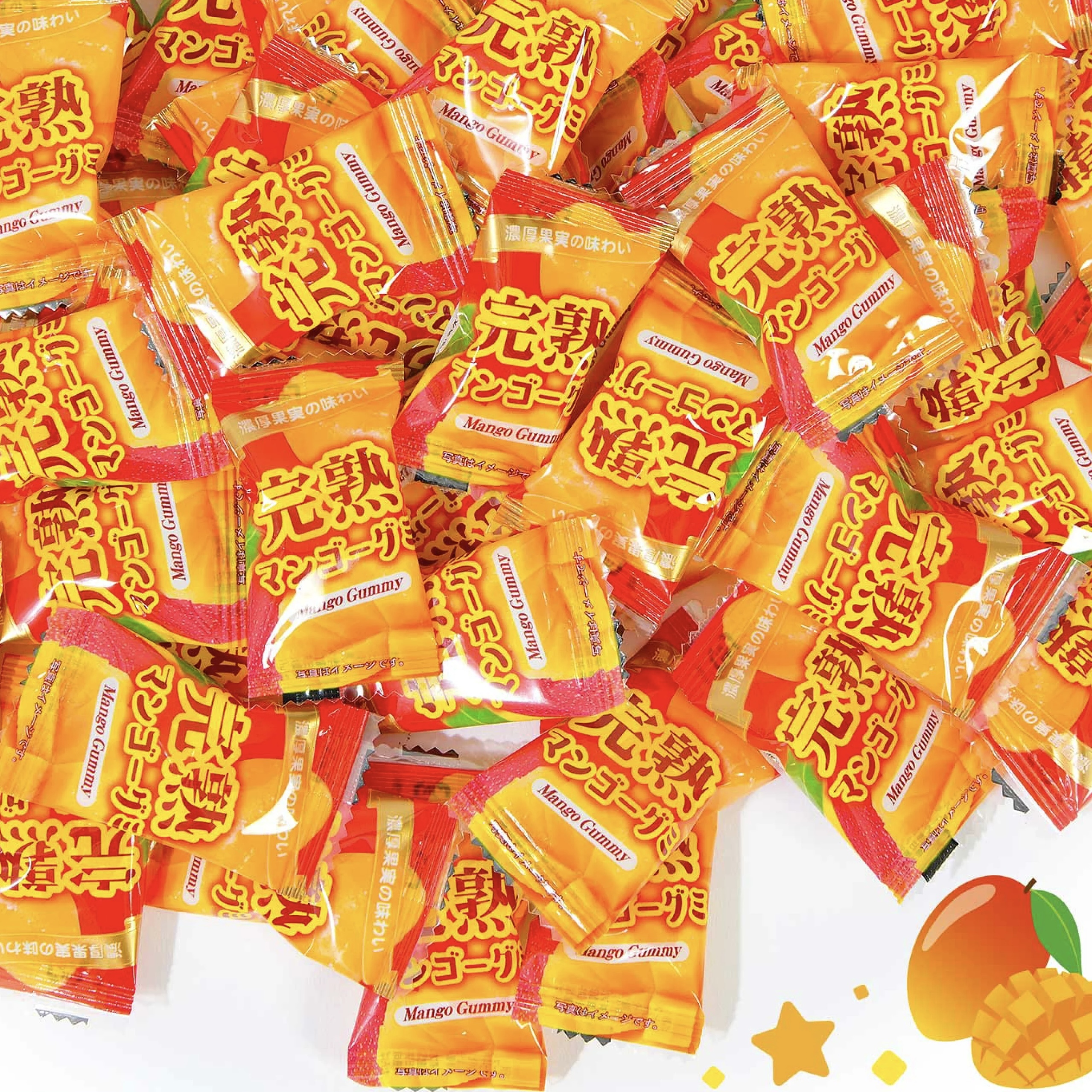 【長線好評】JP 熟成芒果軟糖 10粒 7050