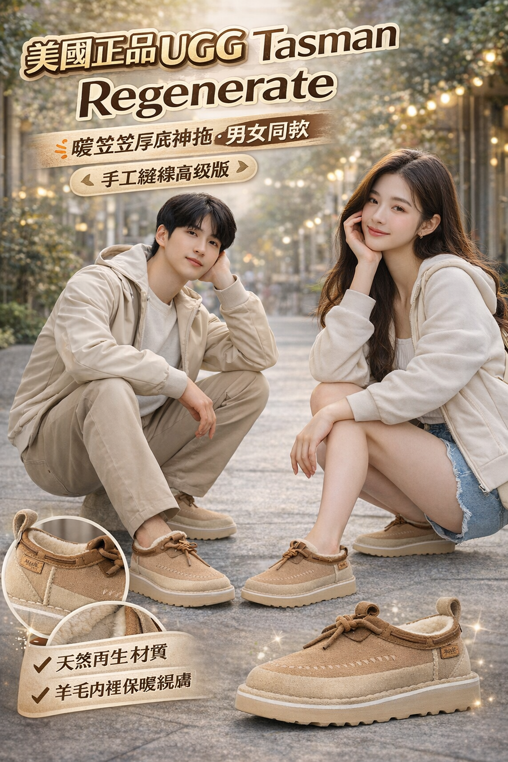 OBS309 UGG Tasman Regenerate｜暖笠笠厚底神拖・男女同款