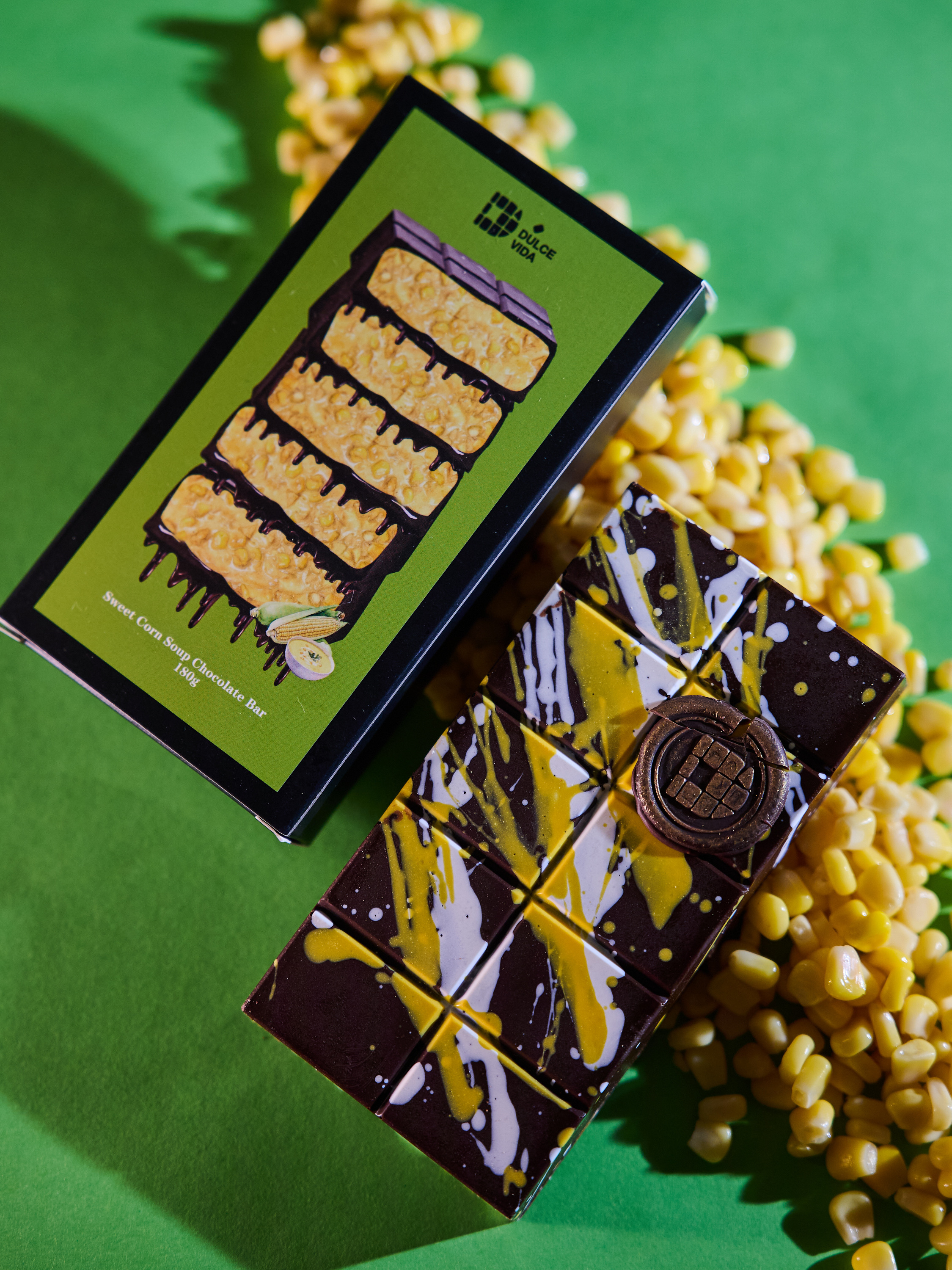 Sweet corn soup Dark Chocolate Bar (180g)