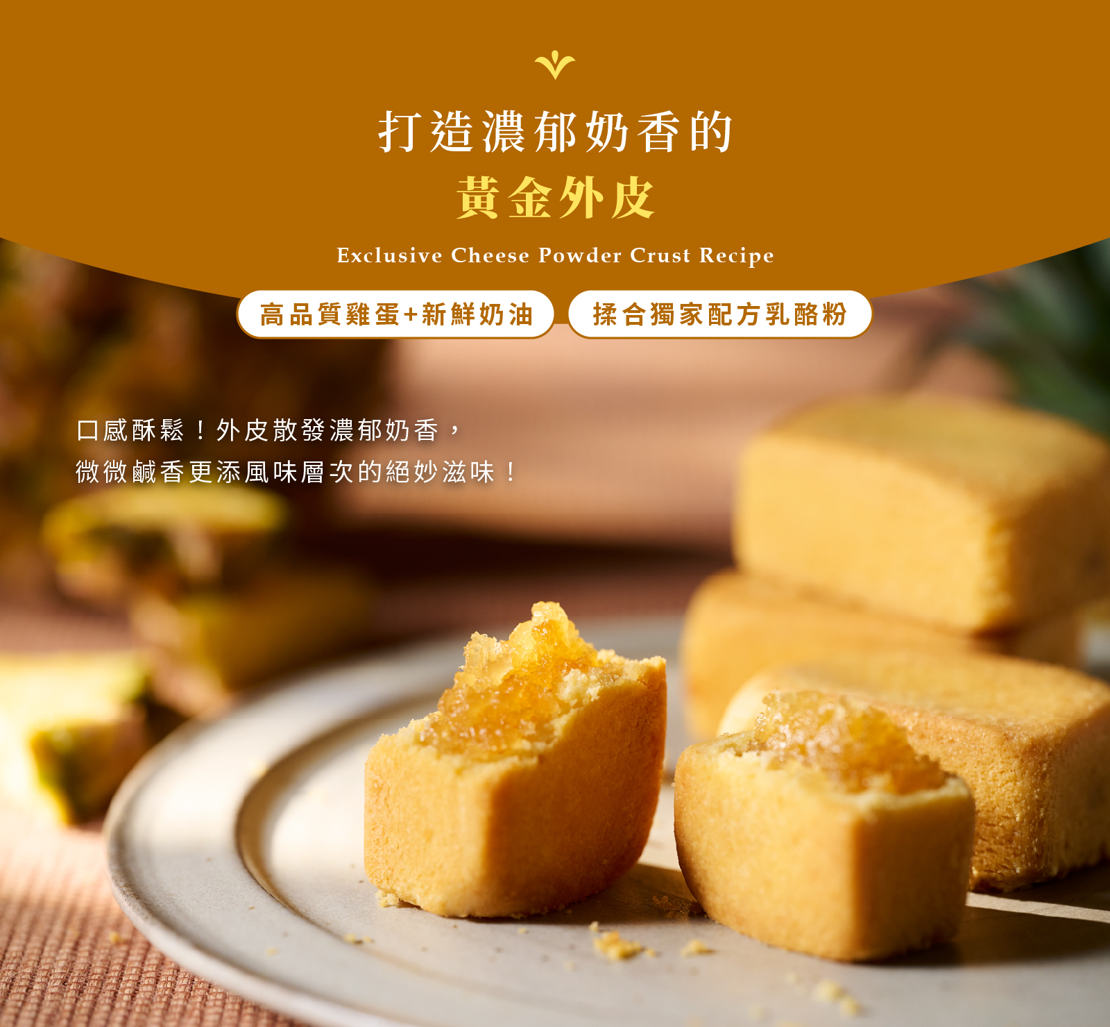 Pineapple Cake Gift Box (9 pcs)｜JZN