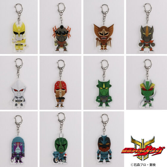 245463 Pbandai 預訂 2026/4月 仮面ライダークウガ　デフォルメ　アクリルチャーム　グロンギ柄（全11種）