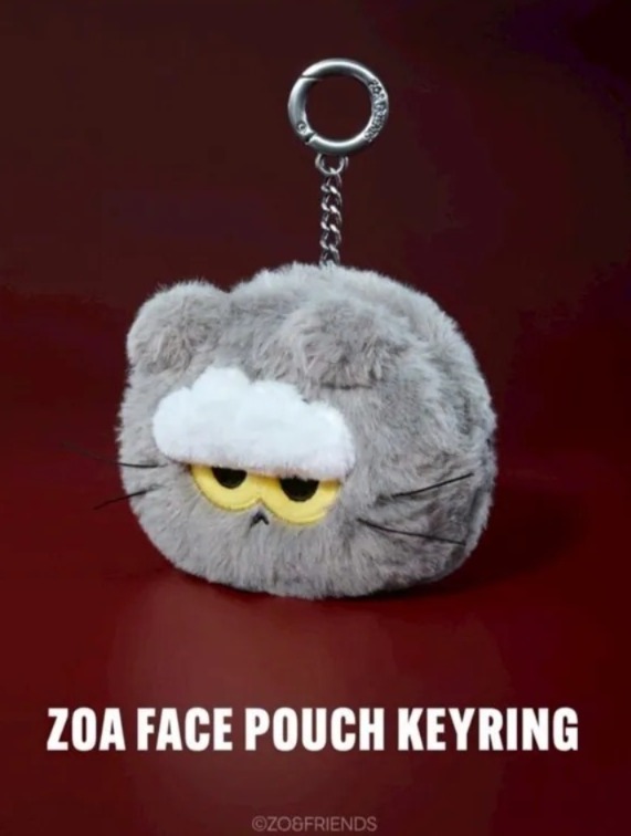 志龍GD 聯名ZOAFRIENDS ZOA周邊-零錢包、吊飾(K2 PH732)