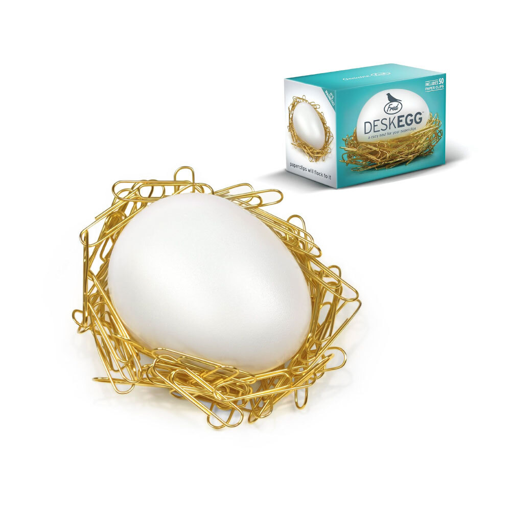 Fred & Friends | 桌上型雞蛋迴紋針巢