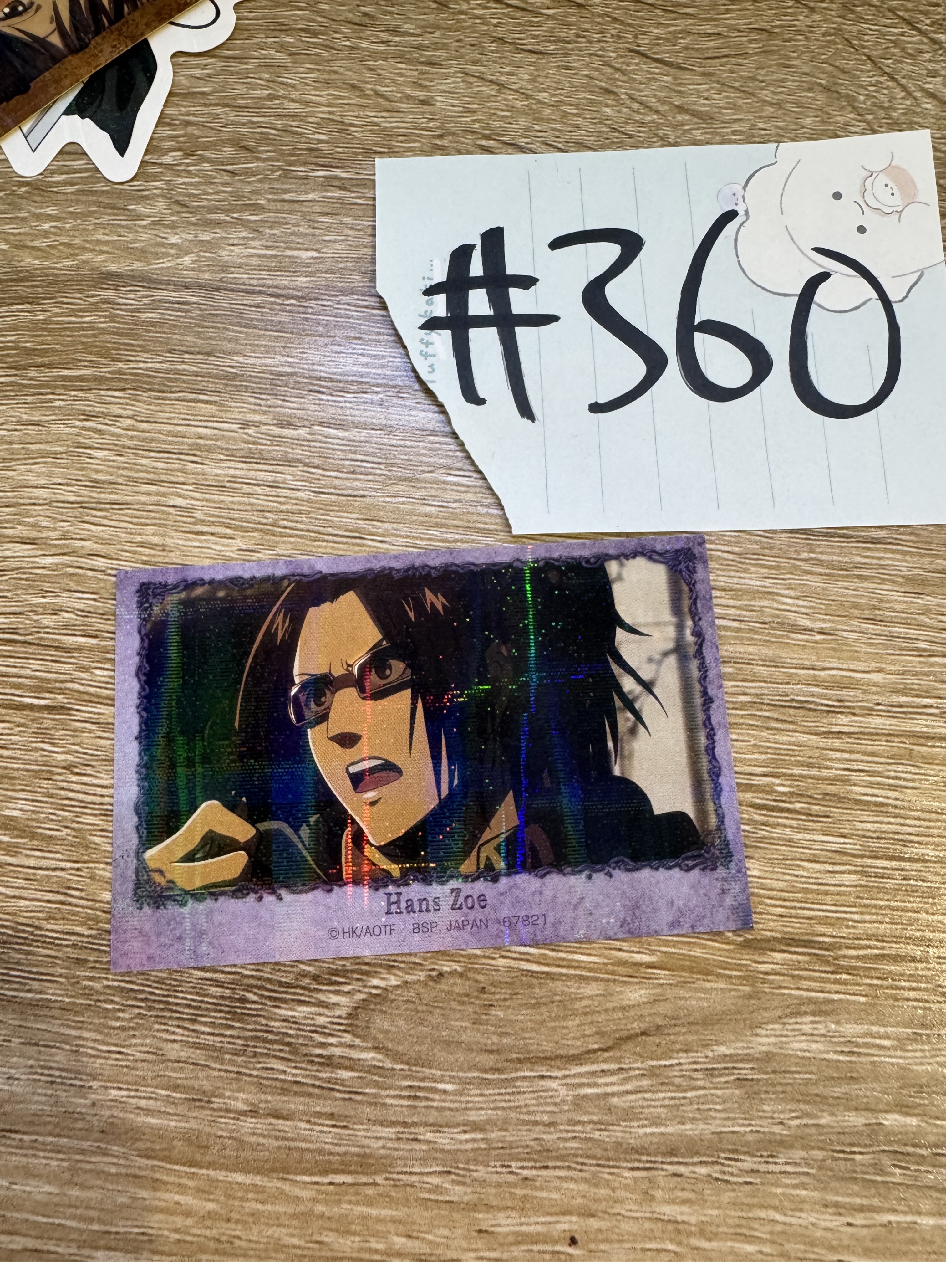 進擊的巨人 hange 貼紙#360