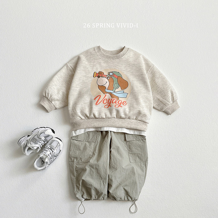 正韓春vividi 三色飛行狗狗上衣