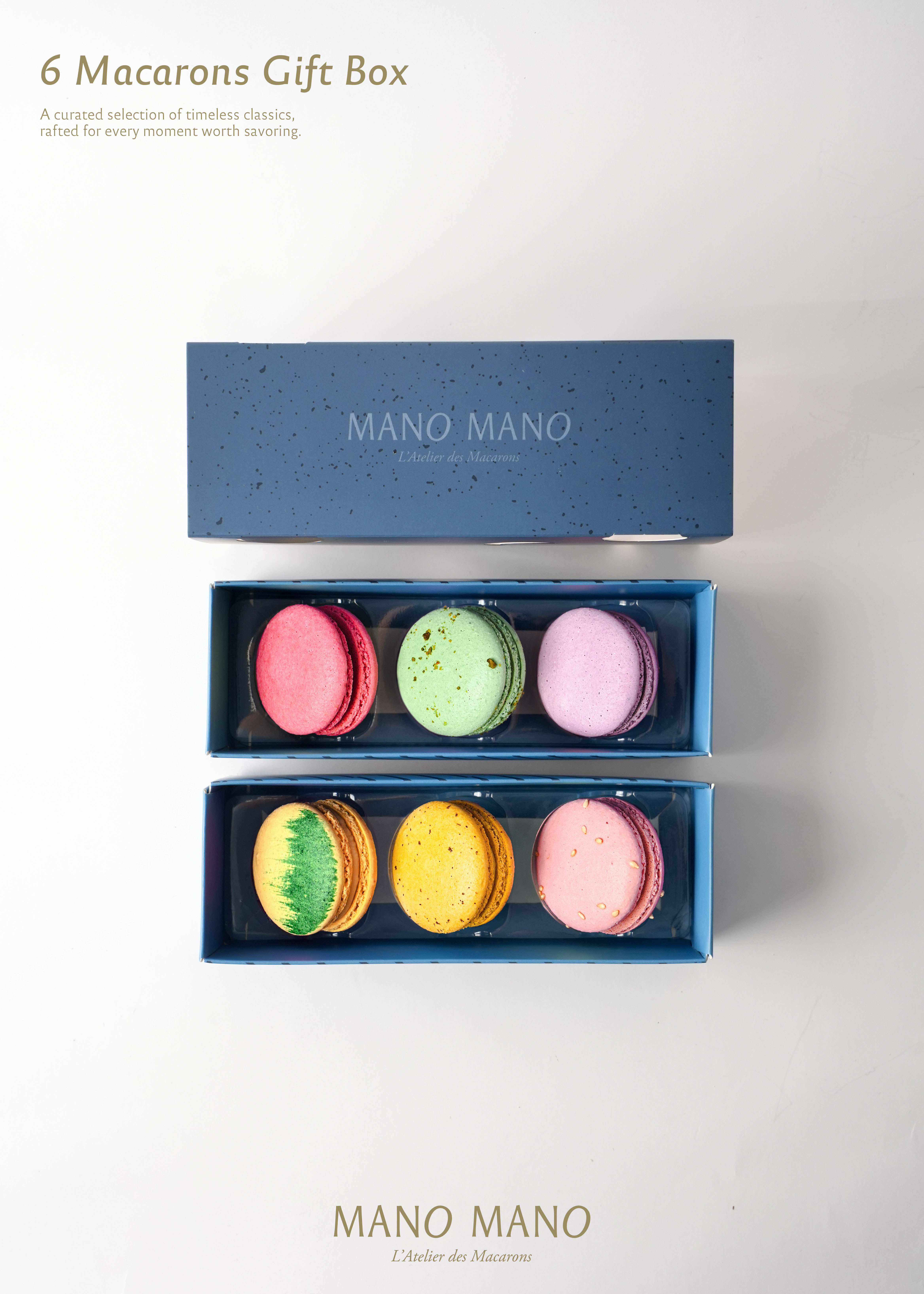 經典手工馬卡龍禮盒 | 6入