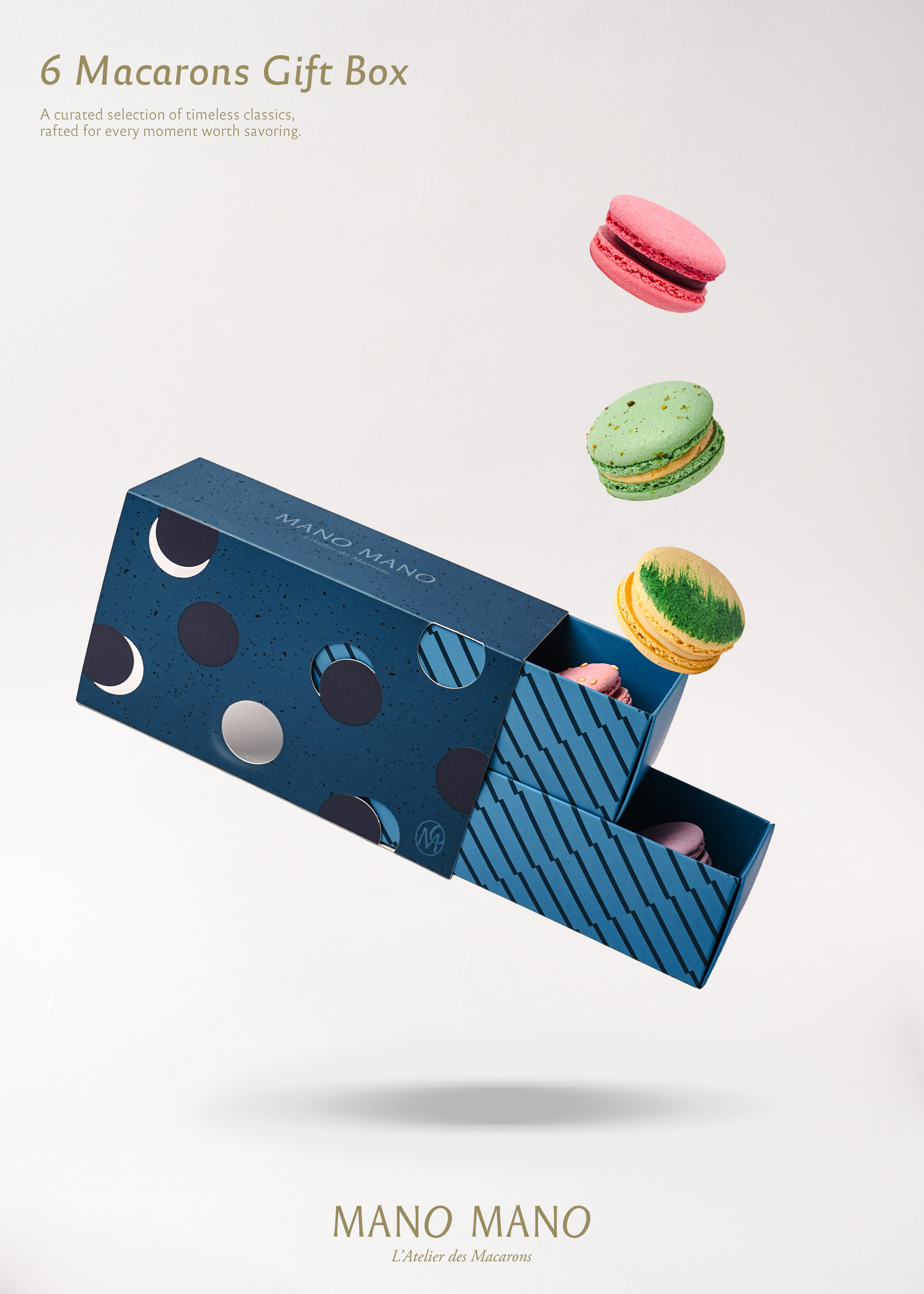 經典手工馬卡龍禮盒 | 6入