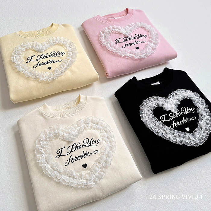 正韓春vividi 四色奶油愛心上衣