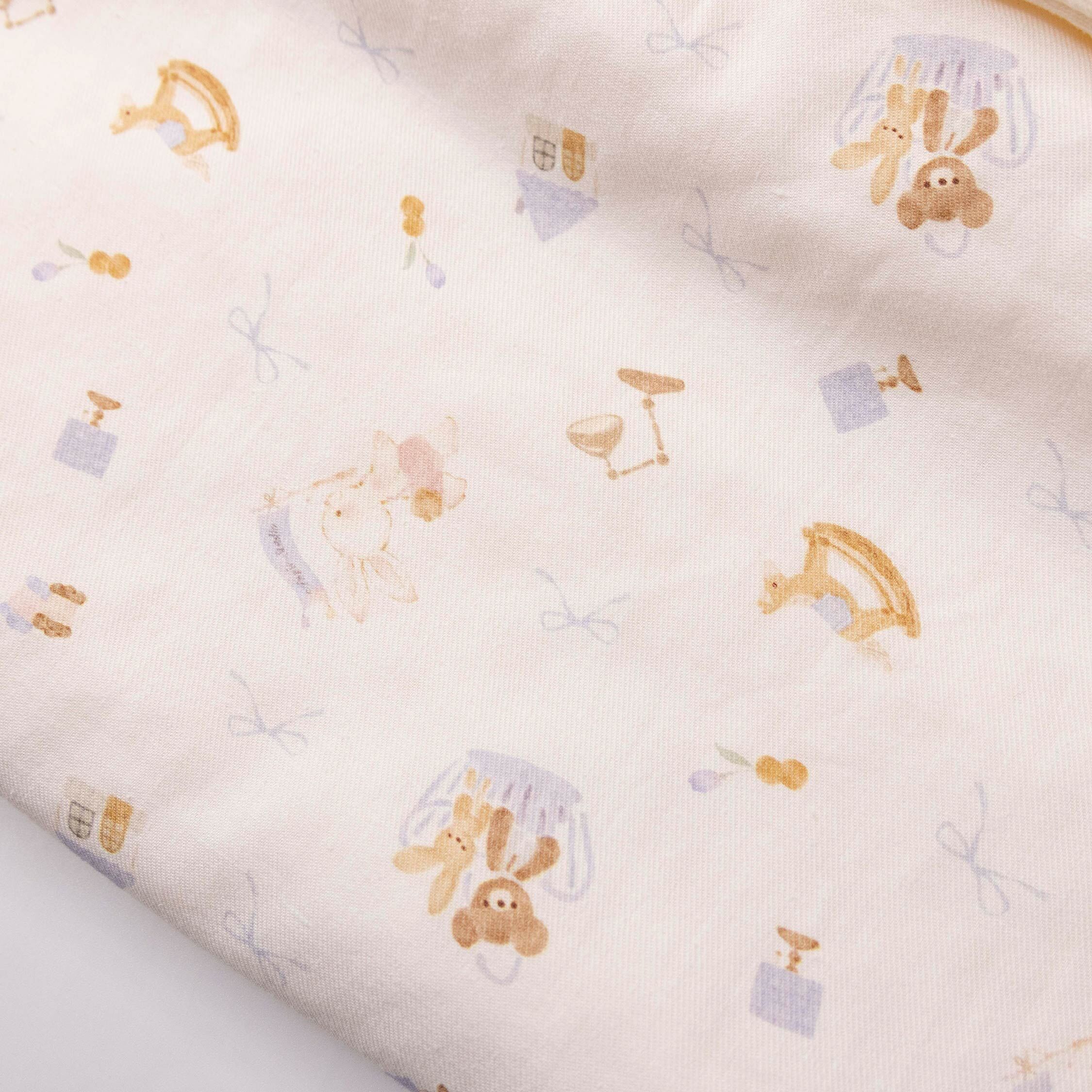 【JB0561】MIT熊熊木馬純棉魔粒舒眠毯