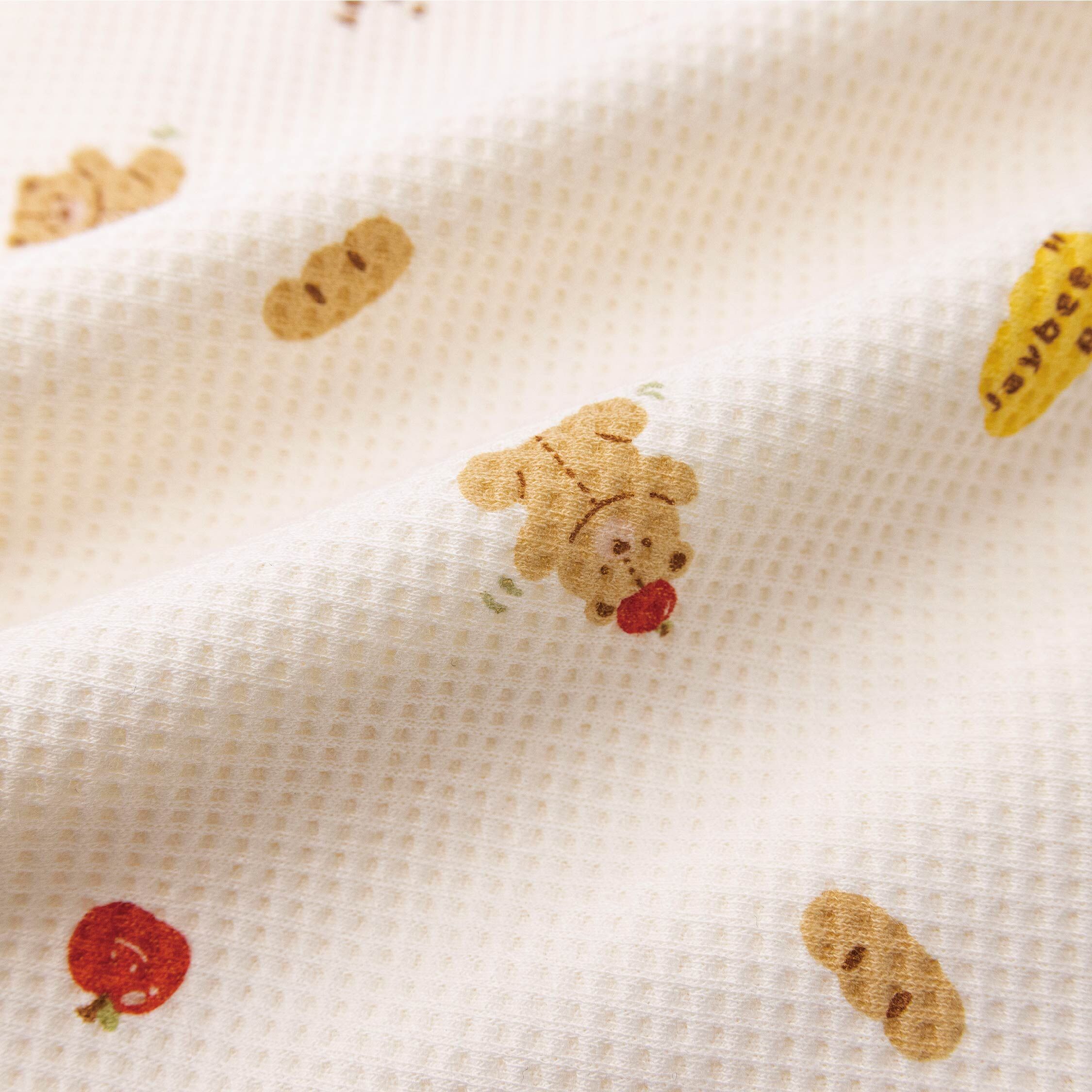 【JB0600】MIT原創蘋安小熊石墨烯華夫格魔粒毯