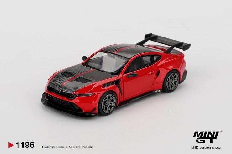 PO-$89 * MINI GT * 1:64 1196 Ford Mustang GTD Race Red