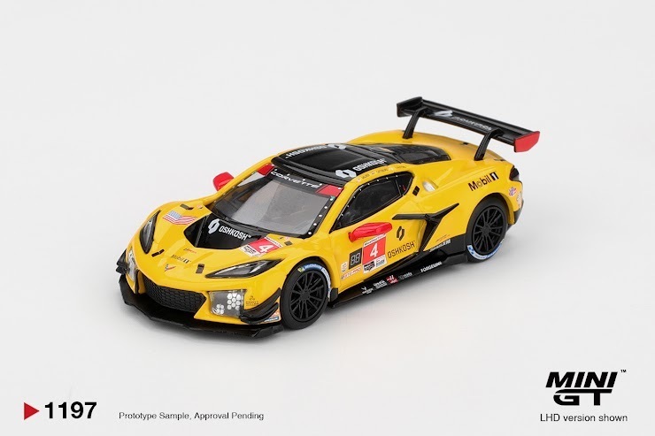 PO-$89 * MINI GT * 1:64 1197 Chevrolet Corvette Z06 GT3.R #4 Corvette Racing by Pratt Miller Motorsports 2025 IMSA Daytona 24 Hrs