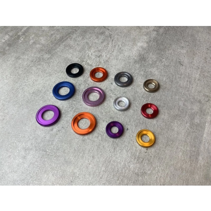 【JZ BIKES傑能】CNC 鋁合金 圓形墊片 螺絲墊片 裝飾墊片 M6/M8/M10