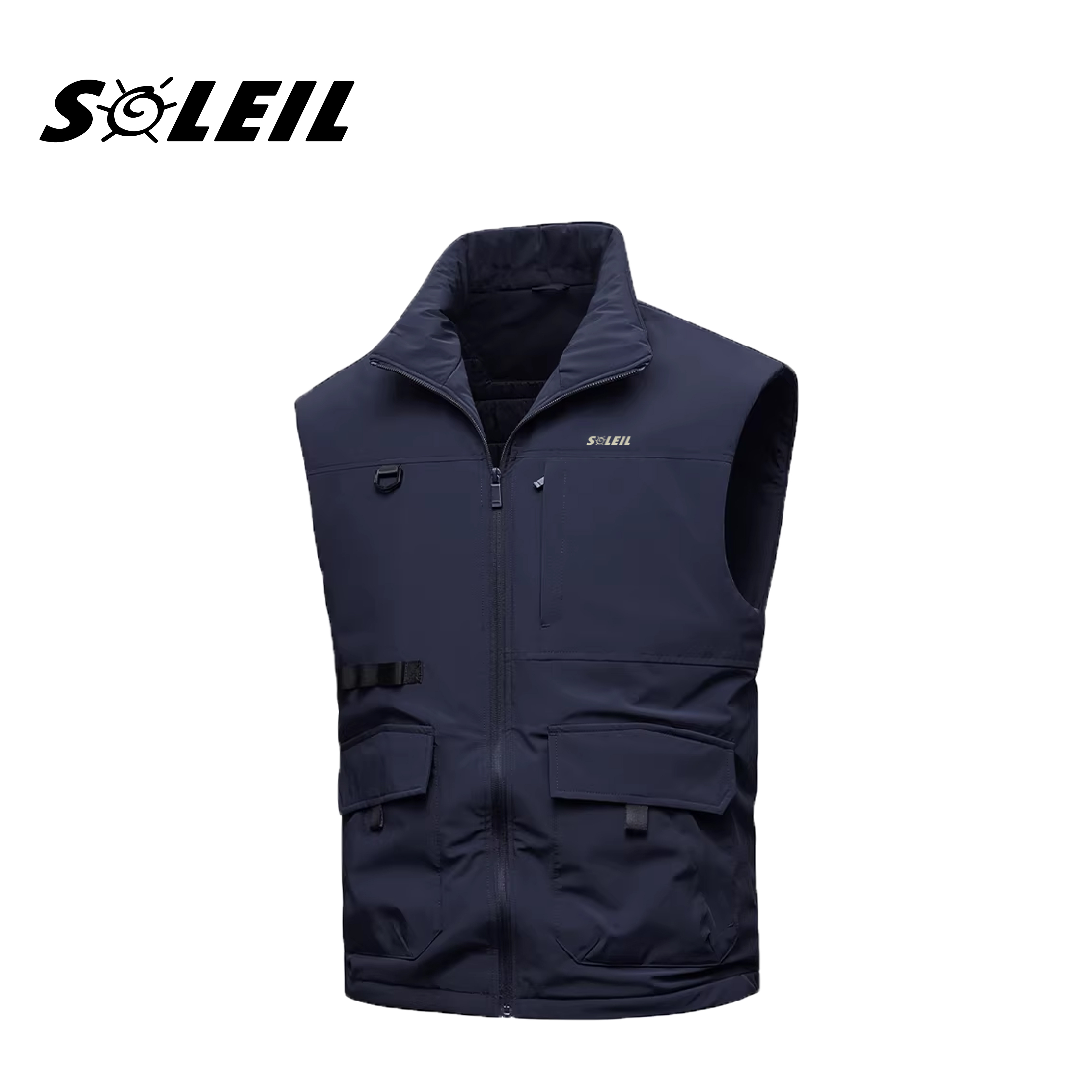 SOLEIL 冬季保暖多口袋背心 男款 (2色) 00SL55888A