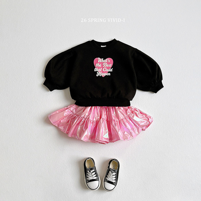 正韓春vividi 三色甜美澎澎袖上衣