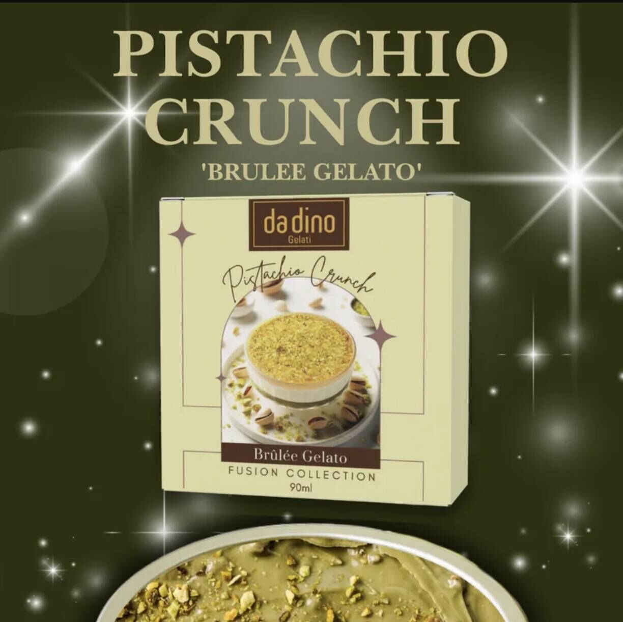 Da Dino Gelato系列-開心果脆脆雪糕 90ml