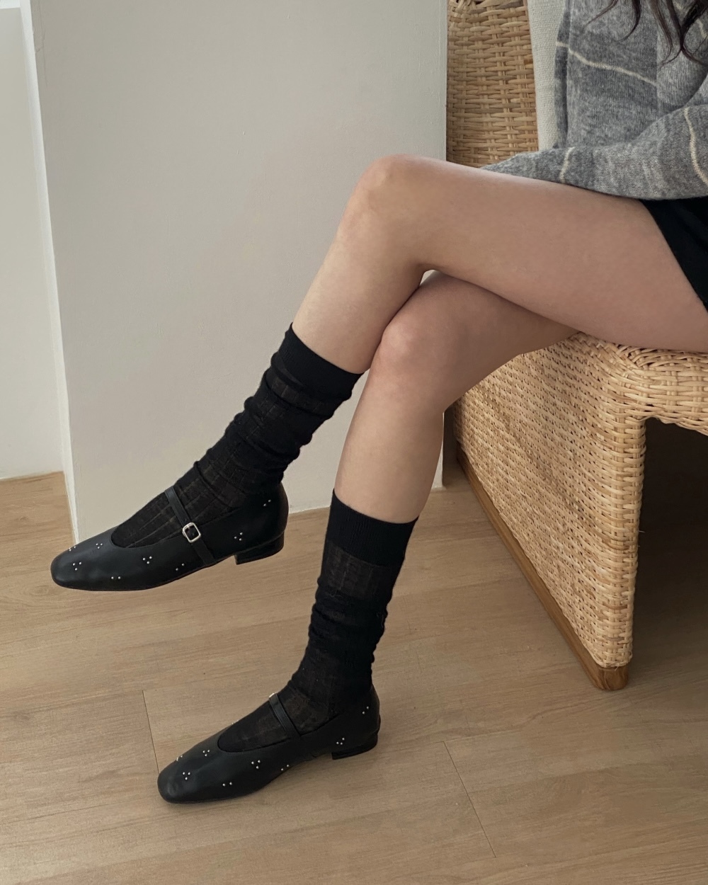 #228N703 Sweet punk ⋰ 小窩釘Mary Jane