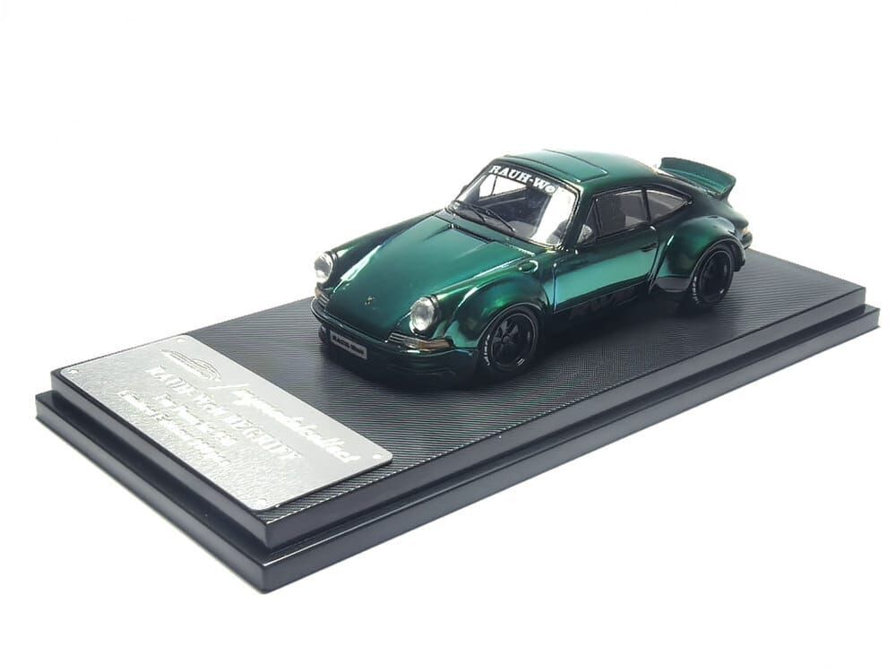 PO-$150 * MODEL COLLECT * 1:64 RWB930 DUCK WING METALLIC GREEN