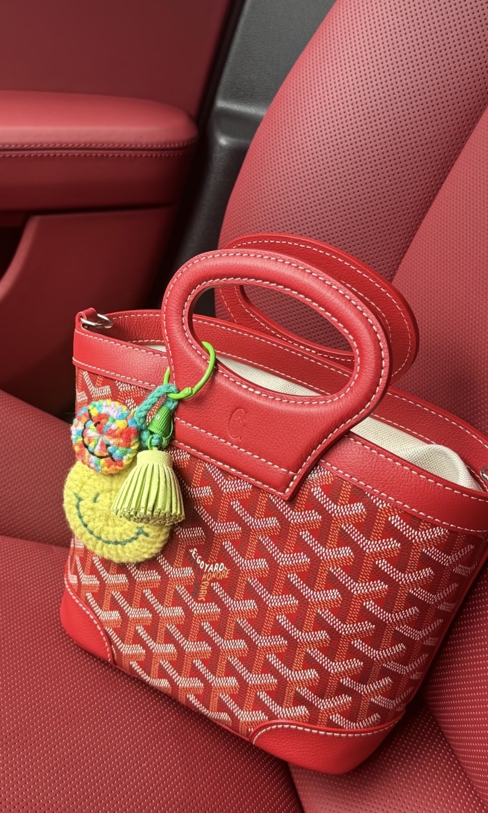 Goyard Beluga mini tote bag 紅色