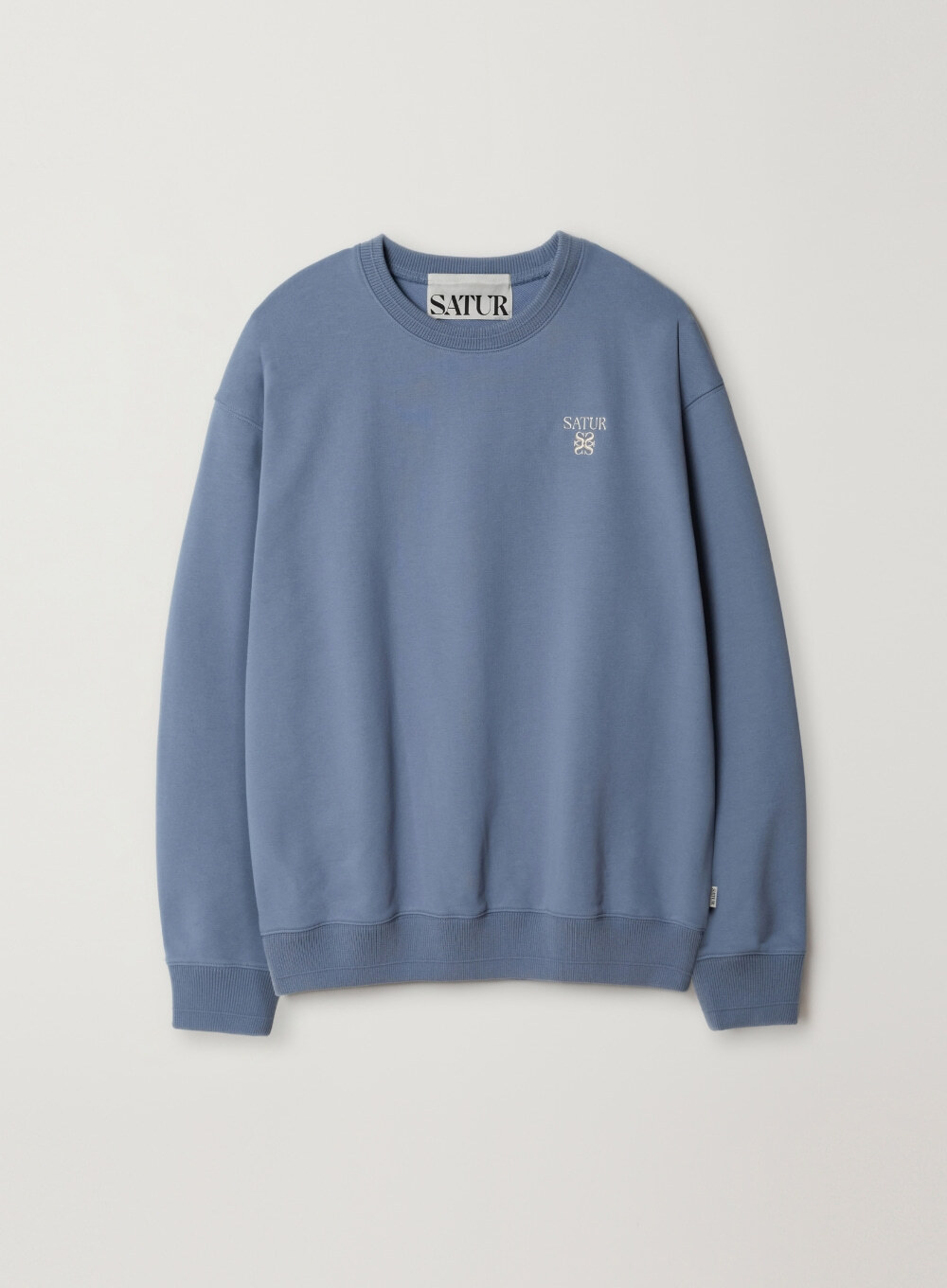 Satur｜Loren Small Logo Basic Sweatshirt SA261MTM01 [4 colors]