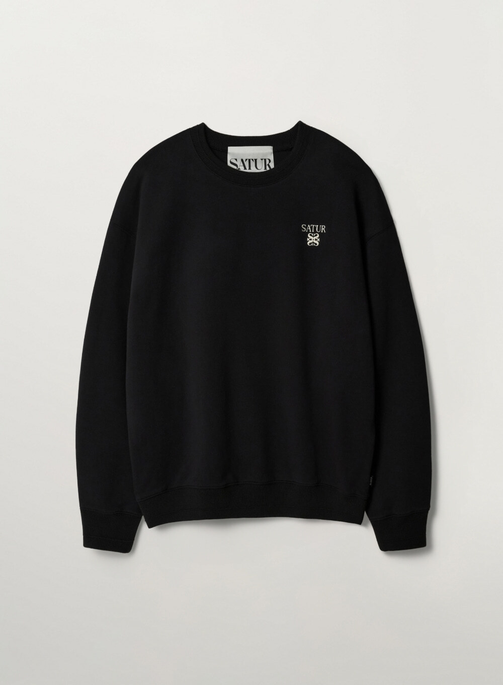 Satur｜Loren Small Logo Basic Sweatshirt SA261MTM01 [4 colors]