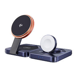 Choetech T636 Qi2 三合一磁吸折疊旅行無線充電器