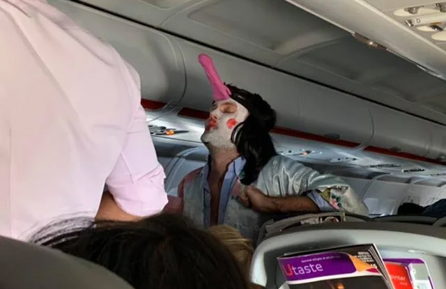 sex toys on airplane